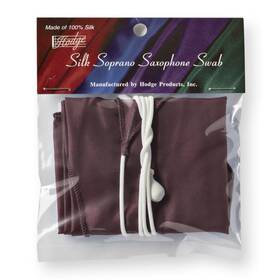 Ssb3 Hodge Silk Soprano Sax Swab - Burgundy
