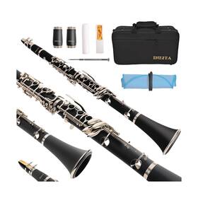 Ineffa-cl01 Ineffa Bb Clarinet For Beginners Professional Black Wood With Hard Case C