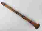 Isi1058 Clarinet Unbranded Antique 7 Key C 19th Century Historic Rare Wood Brass Vintage