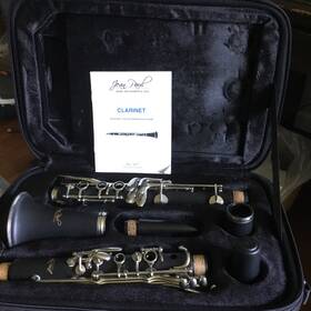 Cl-31940 Jean Paul Usa Clarinet For Students/beginner W Black Case Missing Ligature