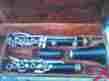 K8694 H Selmer Vintage Bb Clarinet Wood Paris Brevete Backun Barrel Extra Keys