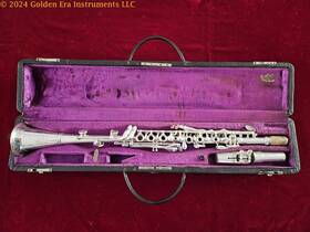 262404 King H.n. White Inch Silver Metal Clarinet Circa 1942