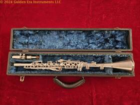 King Cleveland C45375 Hn White Metal Clarinet Circa 1945