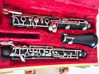 23170 Kohlert Lp Vtg Graslitz Clarinet Paris Bohemia Oboe "v Sons " Makers Case