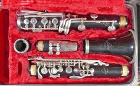 140p Le Blanc Leblanc Normandy Plateau Closed Hole Clarinet Model Made In France