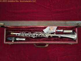 5433 Le Blanc Normandy 4 Noblet Paris Metal Clarinet Circa 1950s