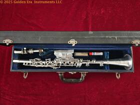 K-748 Le Blanc Normandy 4 Penzel Mueller Artist Professional Metal Clarinet Circa 1940s