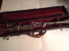 012702 Metal Vintage Elkhart Silver Plate Brass Ind Clarinet Cavalier 1930