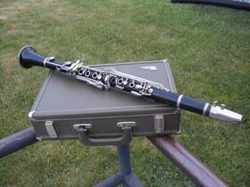 Noblet 42413 Vintage Paris Inch N France Wooden Clarinet With Mint Green Hard Case
