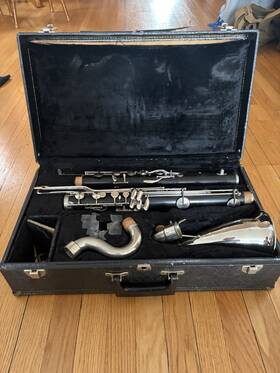 9312 Noblet Bass Clarinet With Special Modifications