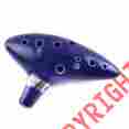 Nuoya001 Colormax New 1x Blue 12 Holes Ocarina Ceramic Alto C Legend Of Zelda Ocari 600005002643