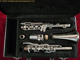1929 Pan American 4967 584n Nickel Silver Metal Clarinet Circa