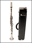 41914 Pat Cavalier Elkhart Clarinet Silver . Vintage Serial Pend.