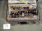 H21447 Pc. Wood Clarinet Serial Goldentone Lamarque Wooden France Vintage