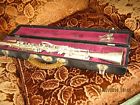 02816 Pend. Model Clarinet Pat Case Elkhart Hard Vintage Silver Cavalier