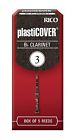 Rrp05bcl300 Plasticover Rico Clarinet 5-pack Reeds 3.0 Strength Bb