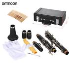 Pzs6761552961981nk Ammoon Clarinet Bb Key Woodwind Instrument For Beginner 635946749425