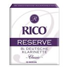 Rcr1030d Reserve Clarinet German Box 3.0 Bb Classic 10 Rico Reeds