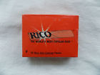 Rico Vintage New Unopened Box Of 25 Size 2 Alto Clarinet Reeds Nos 046716532169