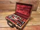 H22506 S-n Martin Freres Vintage Wood Paris France Clarinet With Case