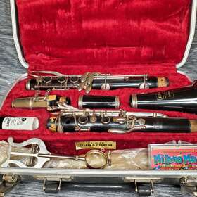 309097 Selmer Vintage Bundy Resonite Clarinet With Original Case