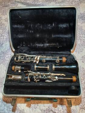 Selmer 558188 Vintage Clarinet Vandoren Mouth Piece Bundy Carrying Case