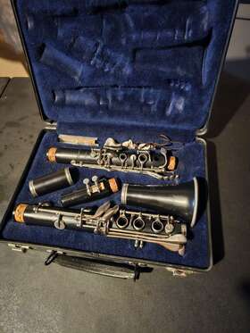 64656 Selmer Omega Black Matte Bb Clarinet #2952 All Original With Hard Case