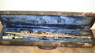 Selmer "euclid 1920s Cs Metal French Orig " Clarinet Silverplate Vintage Mpce