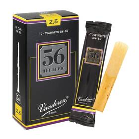 B0002czsyo Vandoren Cr5025 Bb Clarinet 56 Rue Lepic Reeds Strength 2.5 - Box Of 10