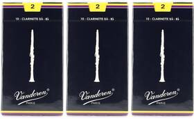 Vacl2-3bx Vandoren Cr102 Traditional Bb Clarinet Reed - 2.0 30-pack
