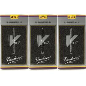 Vav12cl3.5p-3b Vandoren V12 Bb Clarinet Reed - 3.5 30-pack