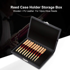 Vbestlife245nmoe6f7-02 Vbestlife Oboe Reed Case Wooden Pu Leather Storage 663862784732