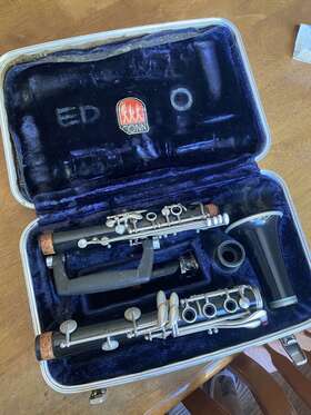 D77026 Vito Reso-tone 3 Clarinet Cracked / For Parts