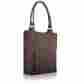 Vta804-3 Solo Laptop Bag Columbian Leather Poly Bucket Tote Expresso Clarinet Gig 689407713517