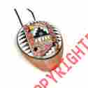 W006-557009 Taraluna Traditional Ceramic Ocarina Necklace Musical Instrument Peru Handmade 731525468982