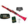 Wd401pk-rmt  Merano Flat Pink Silver Clarinet With Case Mouthpiece 849495090420