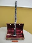 12876 Wood Maure Vintage Instrument Clarinet Woodwind Pierre Case Black