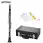 Xrh6654348712666yq Ammoon Clarinet Bb Cupronickel Nickel 17 Key With Accessories Kit Case P8x7