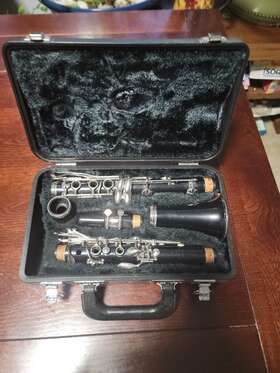 023606a Yamaha Clarinet Student - Rare Vintage With Black Carry Case