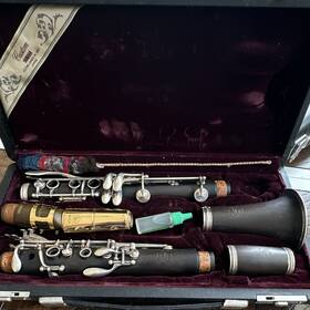 Yamaha Ycl-11 Custom Cx Bb Clarinet Wood Body Black Plated Keys Closed Hole With Case