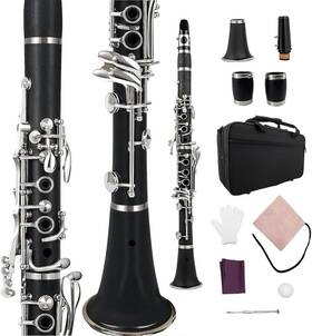 Yinfente 4354414665 Professional Ebonite Clarinette C Key Clarinet For Beginner Students