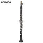 Yjp2678754363112bz Ammoon Abs Clarinet Bb Cupronickel Plated Nickel Key 708478169662