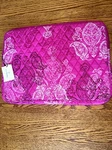 Vera Bradley Laptop Sleeve Padded Case Cover Bag Pink Stamped Paisley New. Fixed Price $19.95.