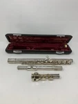 Lark Flute M4006 Silver Tone Musical Instrument Hard Case B.D3. Fixed Price $127.63.