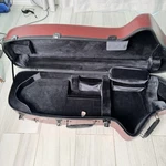 Crossrock Low Baritone Saxophone Case With Wheels Polycarbonate Hard Shell. Fixed Price $349.00.