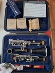 Selmer Clarinet CL300 Student Used With Reeds, Cork Grease, Hard Shell Case. Fixed Price $185.00.