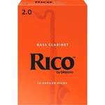 Rico Bass Clarinet Reeds, Box Of 10 Strength 2. Fixed Price $35.99.