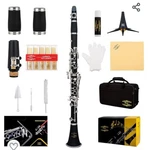 Glory Clarinet Gly-pbk Professional Ebonite Bb With 10 Reeds, Stand,.... Fixed Price $60.00.