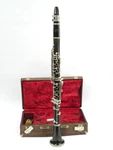 Vintage Normandy Noblet Paris Wooden Bb Clarinet. Fixed Price $75.00.