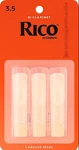 Rico By D'addario Bb Clarinet Reeds Unfiled - 3 Pack. Fixed Price $12.99.